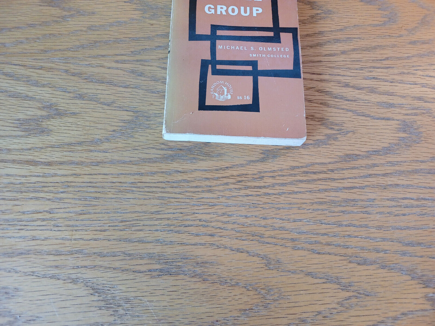 The Small Group Michael S Olmsted 1965 Paperback Random House