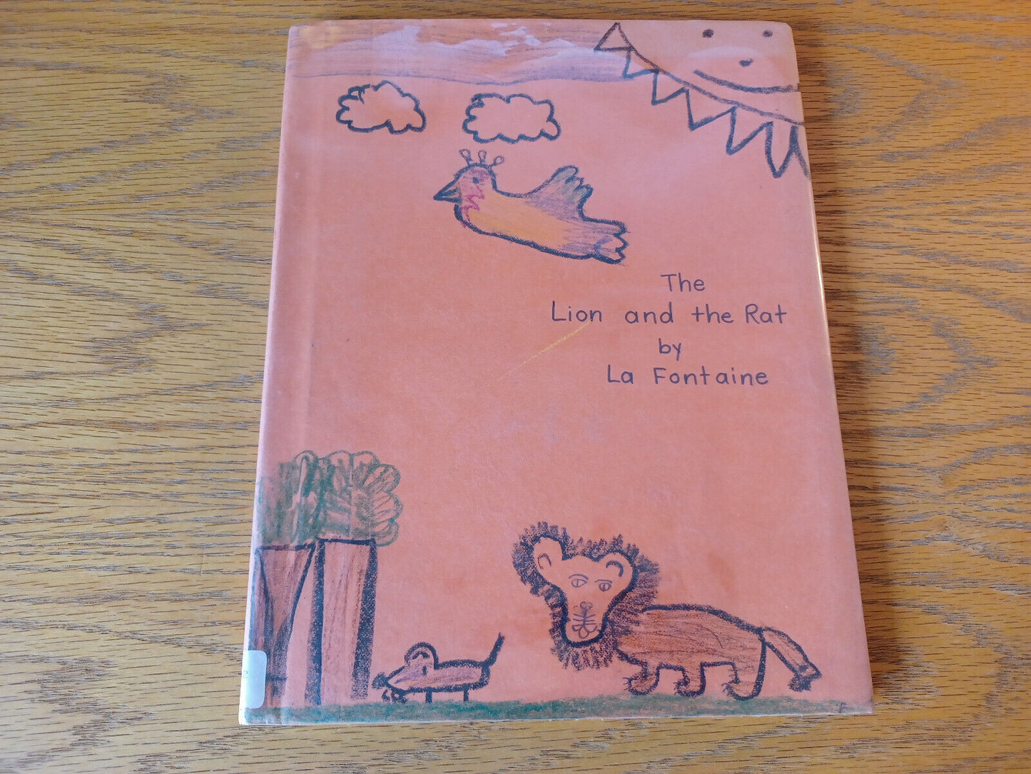 The Lion And The Rat La Fontaine 1964 Hardcover Dust Jacket Franklin Watts