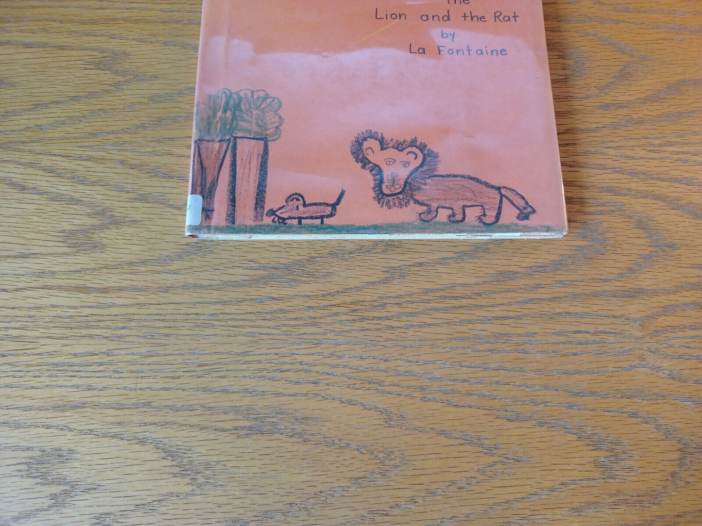 The Lion And The Rat La Fontaine 1964 Hardcover Dust Jacket Franklin Watts