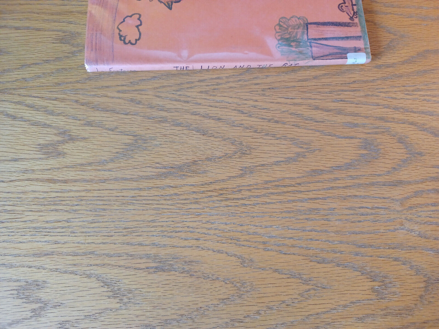 The Lion And The Rat La Fontaine 1964 Hardcover Dust Jacket Franklin Watts