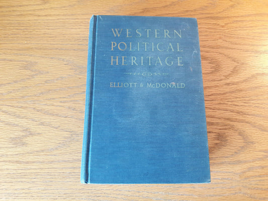 Western Political Heritage William Y Elliott 1963 Hardcover Prentice Hall