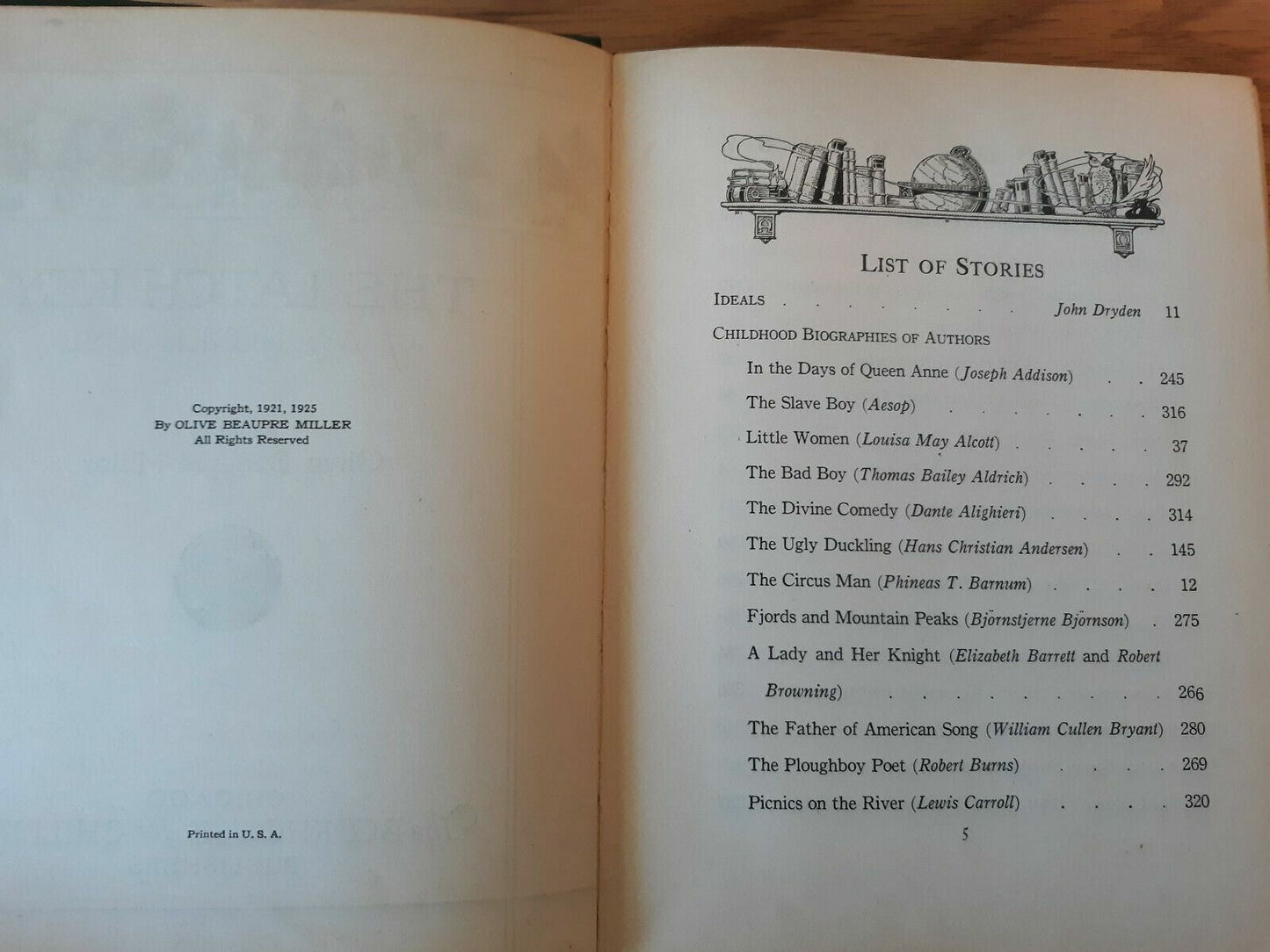 The Latch Key of My Bookhouse by Olive Miller 1925 Volume 6