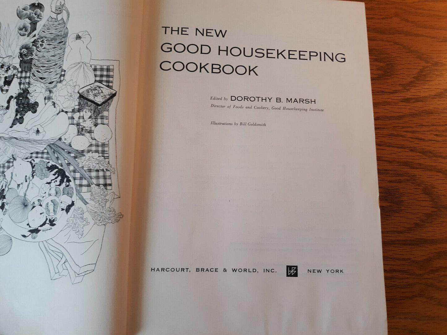 The New Good Housekeeping Cookbook Dorothy B Marsh 1963 Hardcover Harcourt, Brac