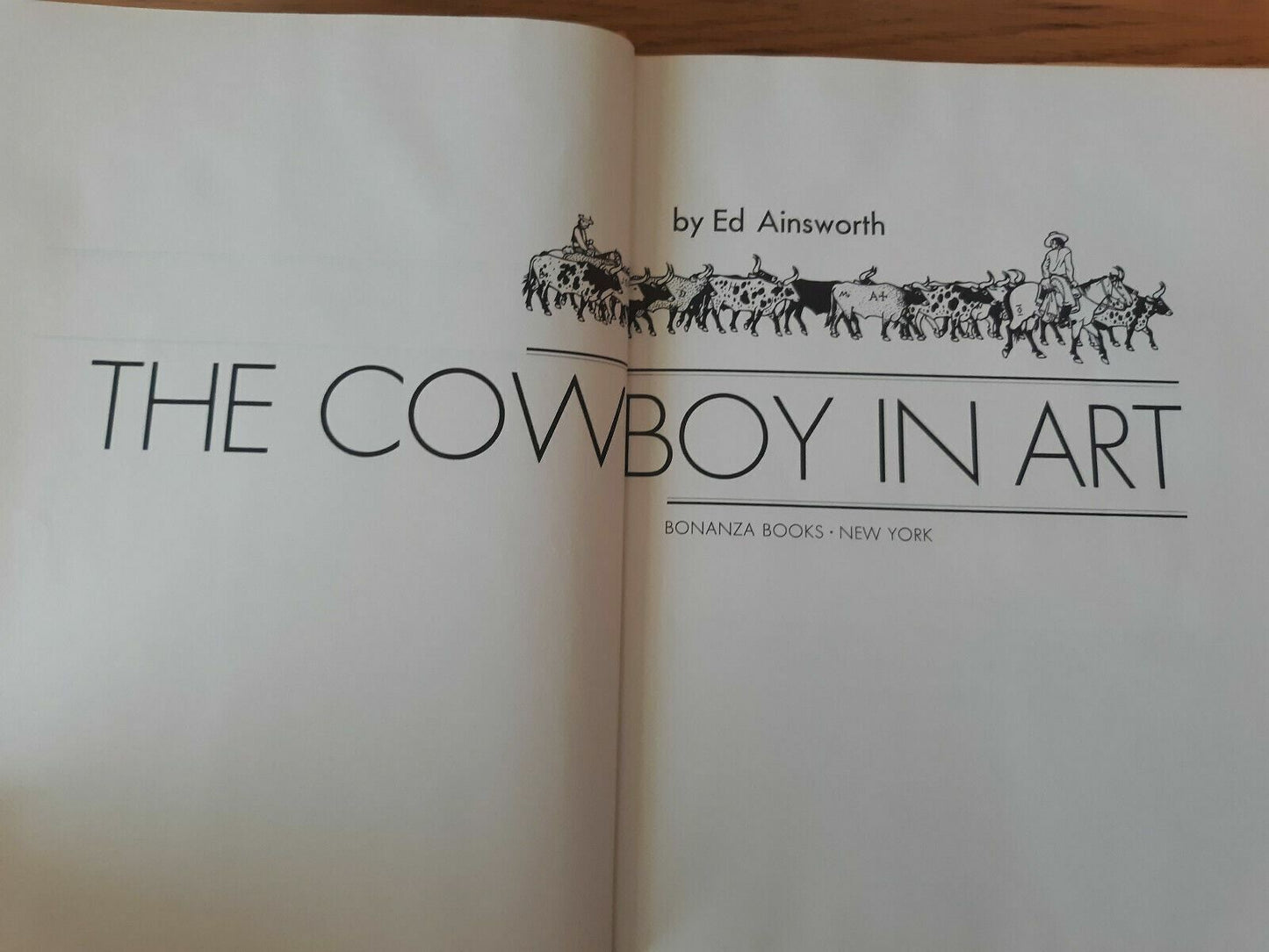 The Cowboy in Art by Ed Ainsworth 1968