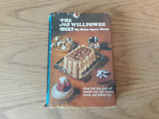 The No Will Power Diet By Helen Davis Hardcover, 1969,BCE Dust Jacket