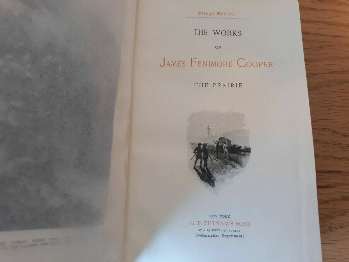 The Works of James Fenimore Cooper Otsego Edition The Prairie The Water Witch