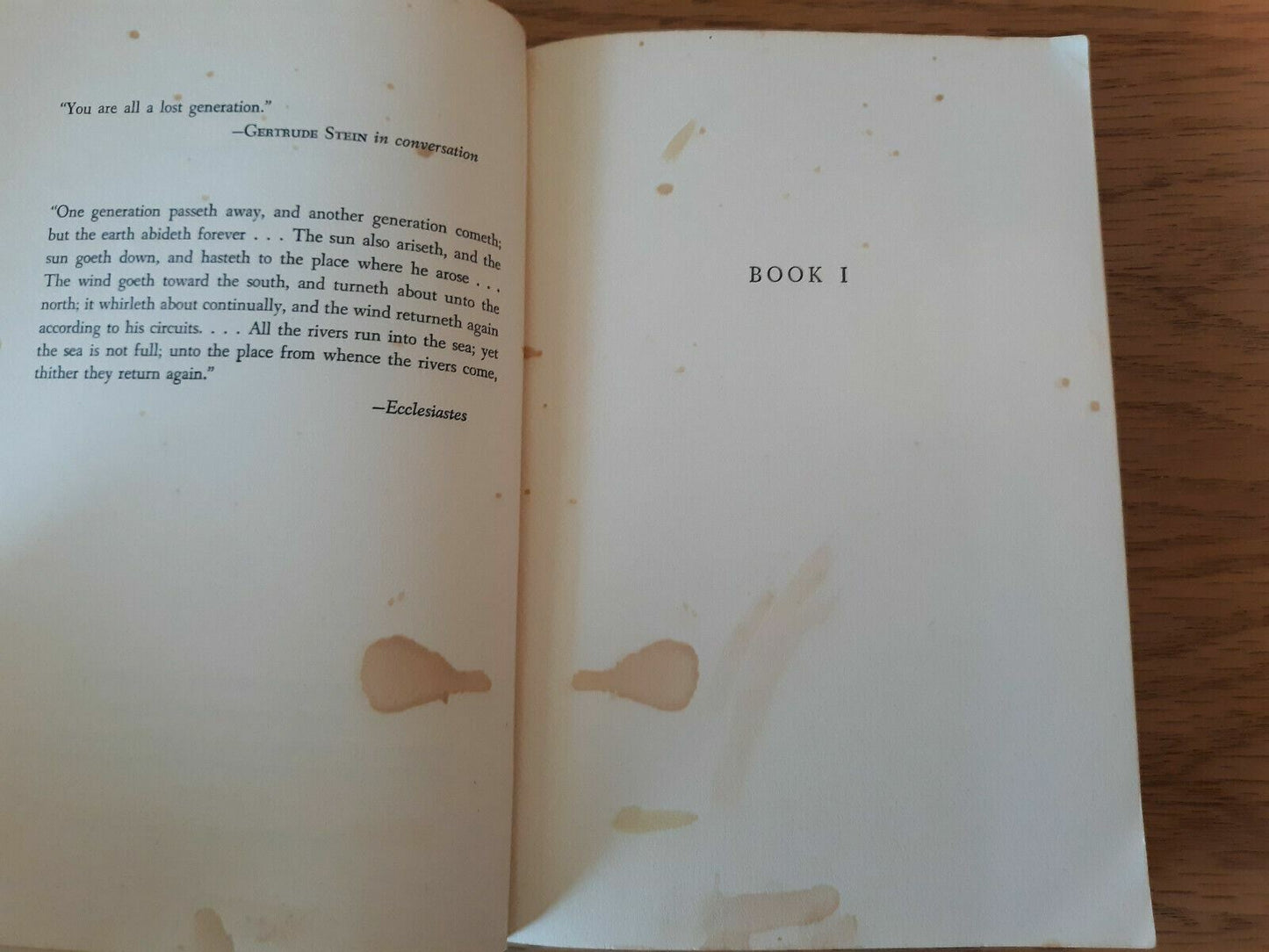 The Sun Also Rises by Ernest Hemingway Student's Edition 1954