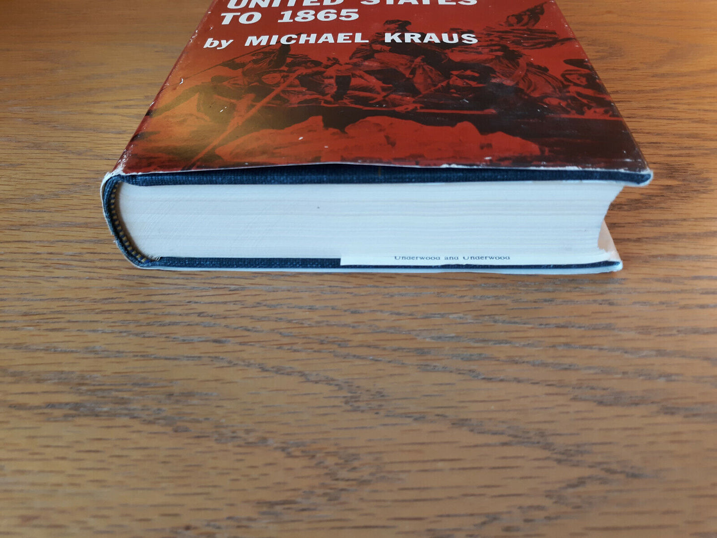 The United States To 1865 Michael Kraus 1959 Hardcover Dust Jacket