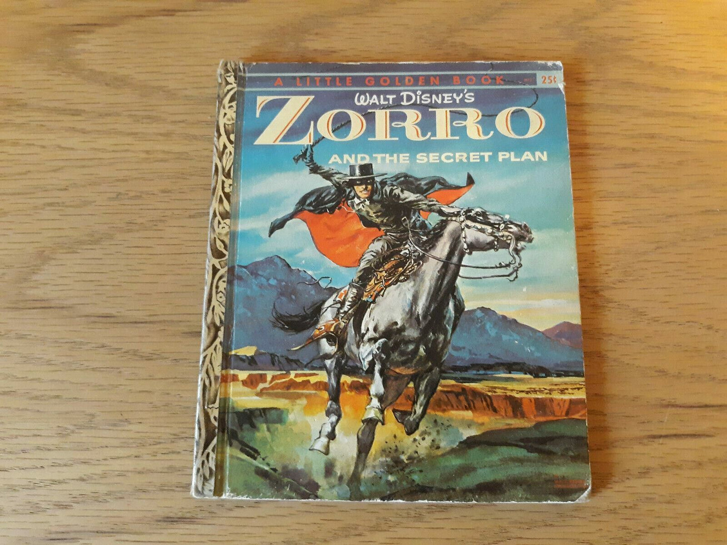 A Little Golden Book Zorro and the Secret Plan 1958 D77