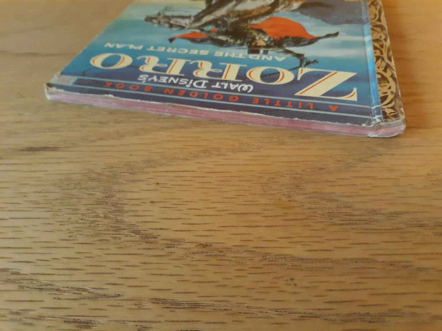 A Little Golden Book Zorro and the Secret Plan 1958 D77