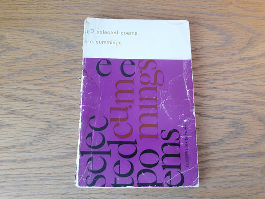 100 Selected Poems E E Cummings 1959 Grove Press Paperback