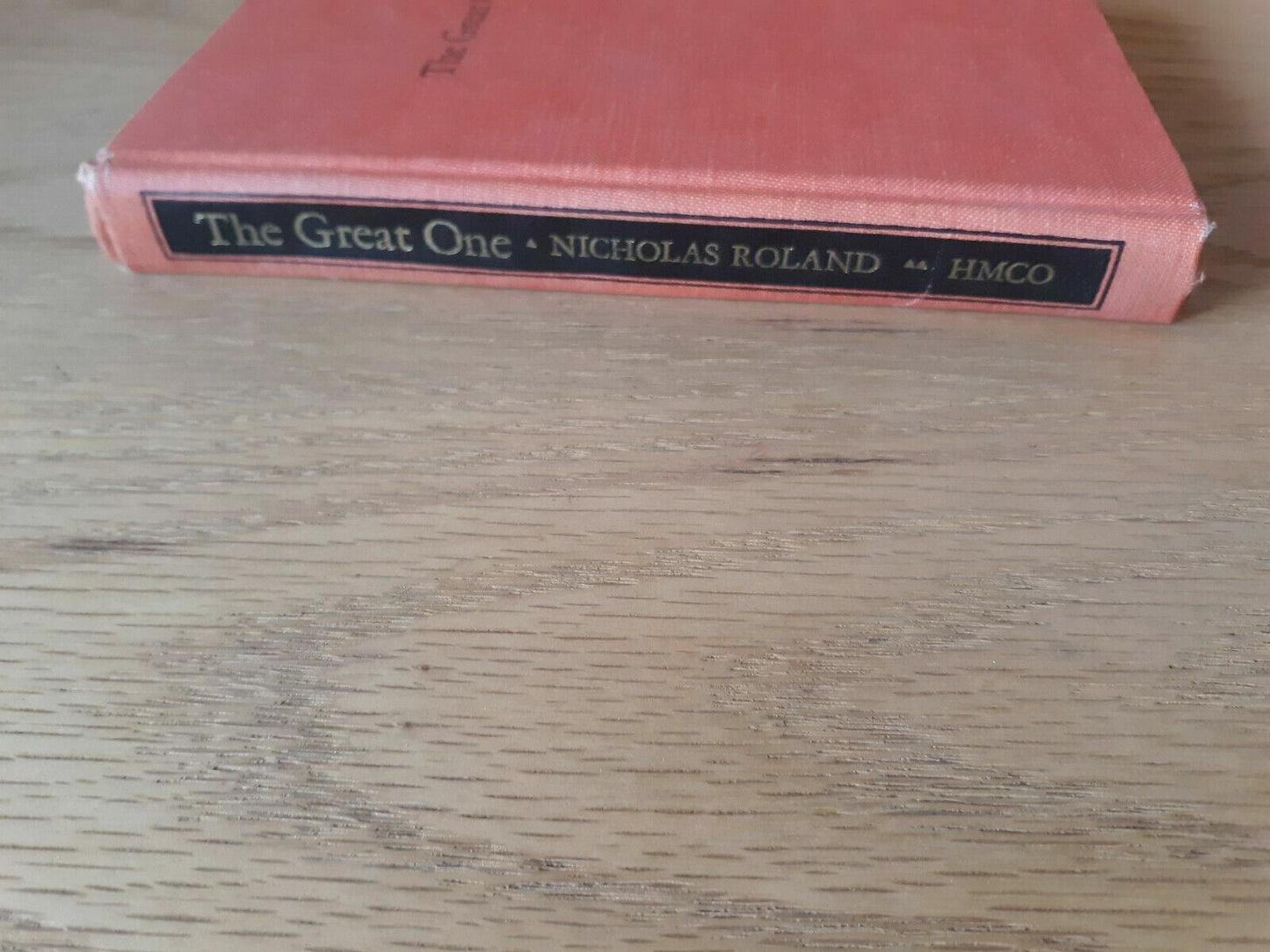 The Great One Hardcover 1968 by Nicholas Roland 1st American Edition