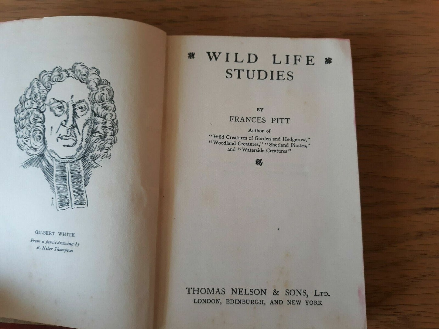 Wild Life Studies Frances Pitt 1932 Thomas Nelson & Sons Hardcover