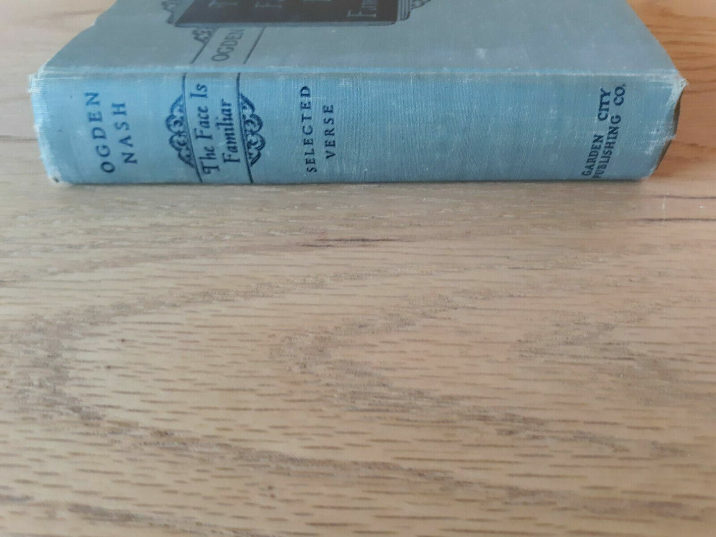 Vintage Book The Face is Familiar Ogden Nash Hardcover 1941