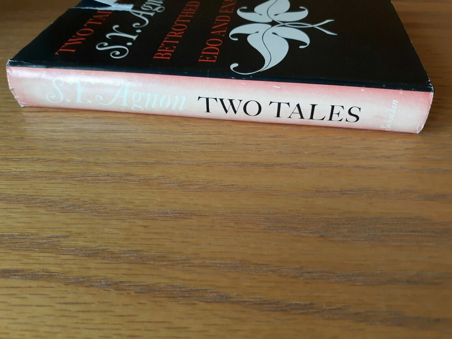 Two Tales by S.Y. Agnon Betrotheer & Edo and Enam (1966) HCDJ 3rd Printing