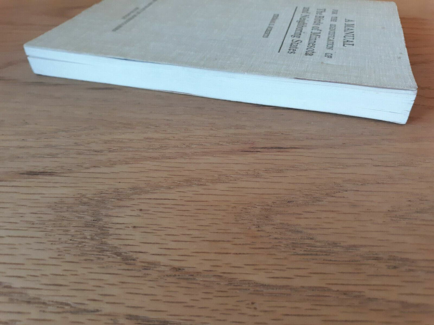 A Manual for the Identification of the Birds of Minnesota and Neighboring States