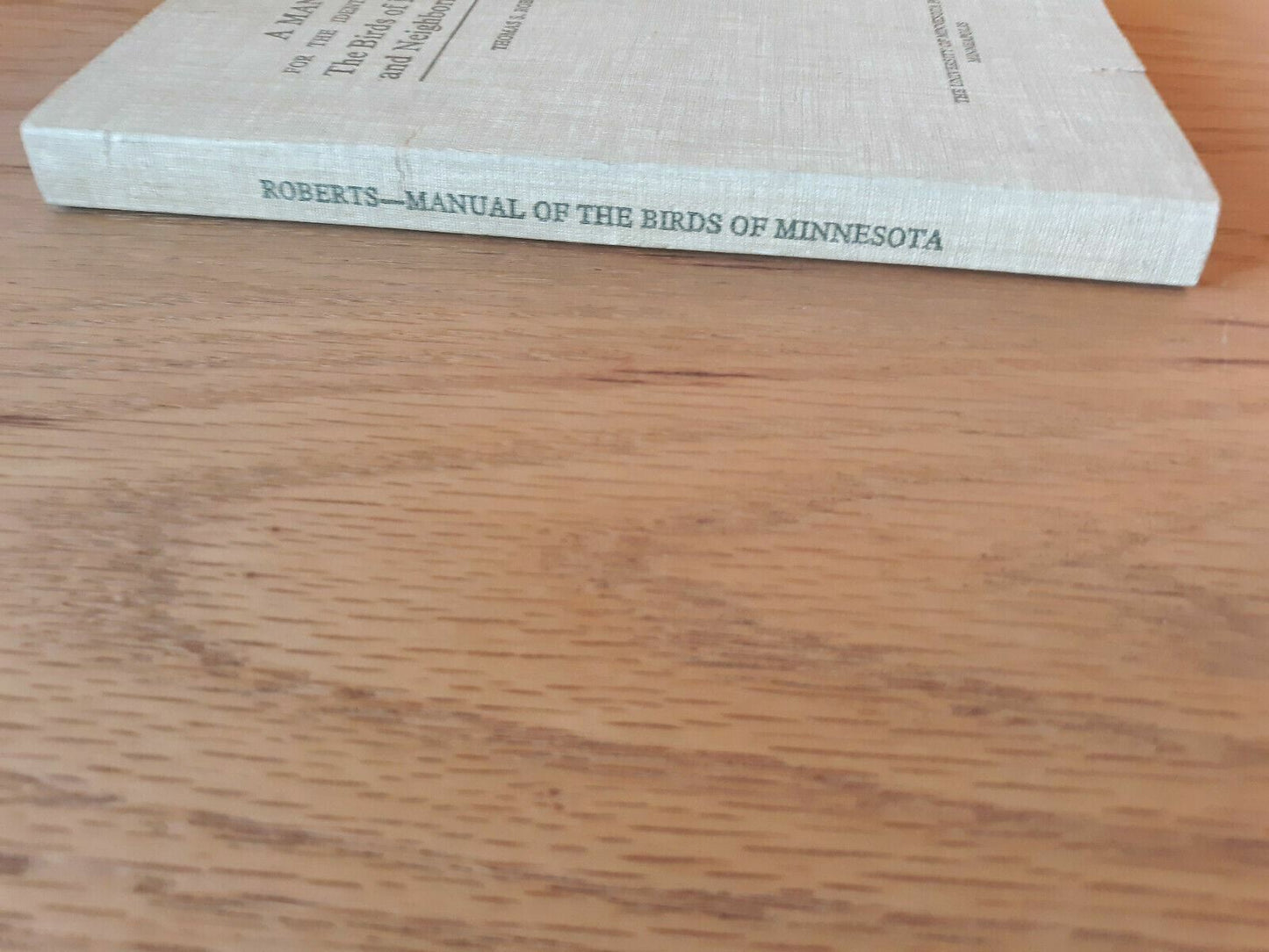 A Manual for the Identification of the Birds of Minnesota and Neighboring States