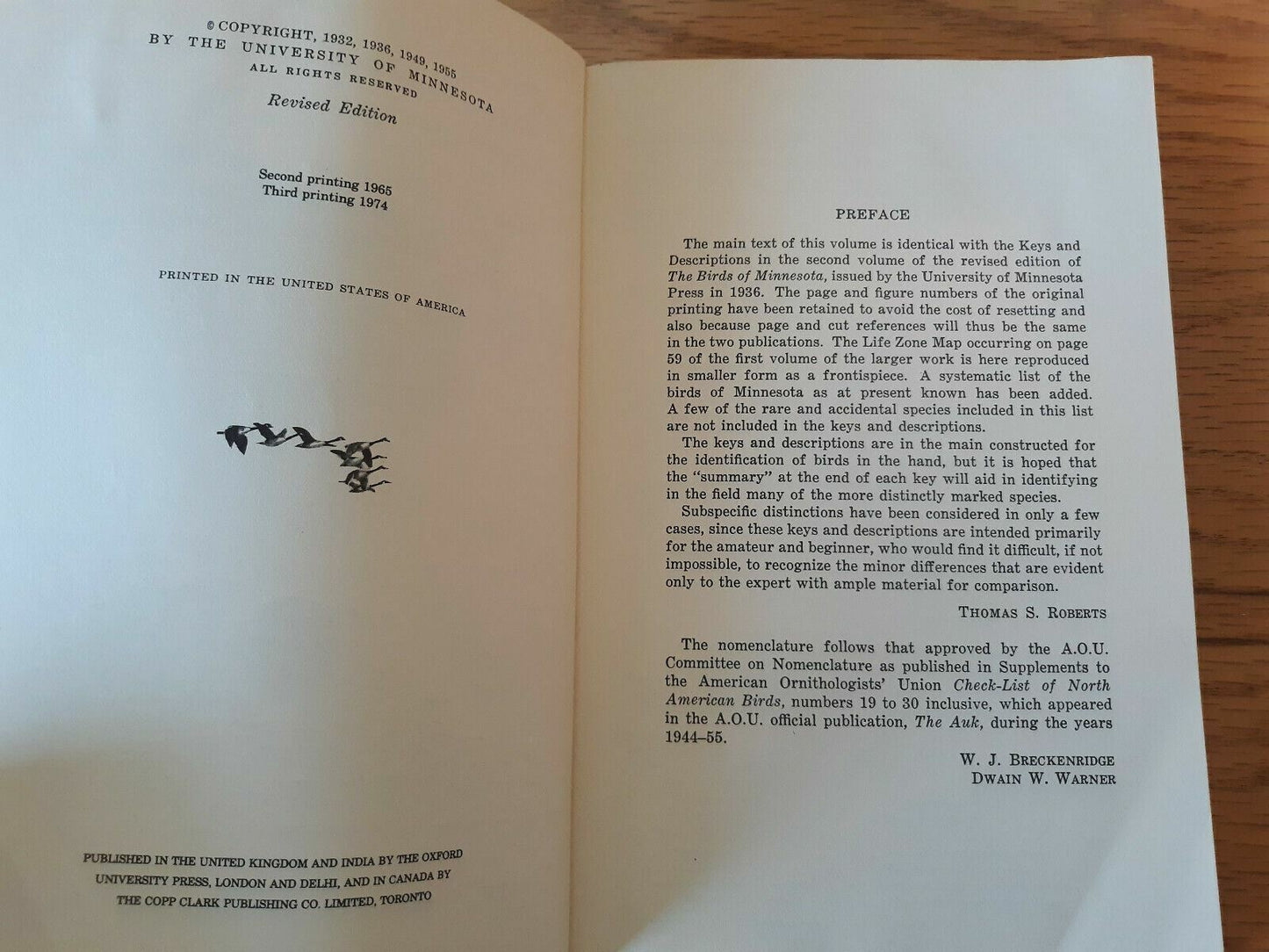 A Manual for the Identification of the Birds of Minnesota and Neighboring States