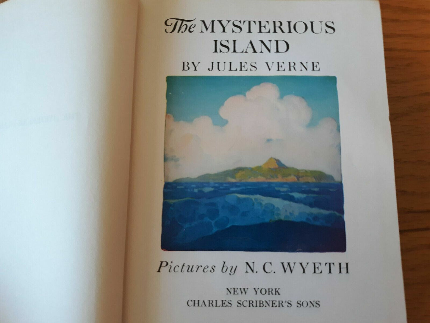 The Mysterious Island By Jules Verne N C Wyeth Charles Scribners 1920