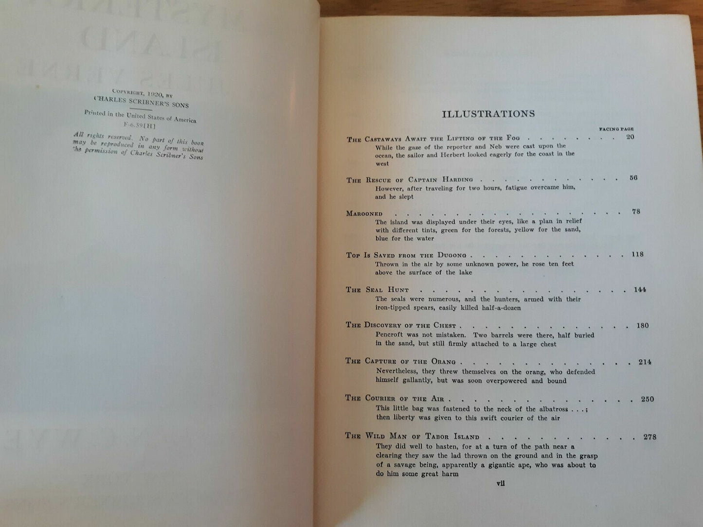 The Mysterious Island By Jules Verne N C Wyeth Charles Scribners 1920