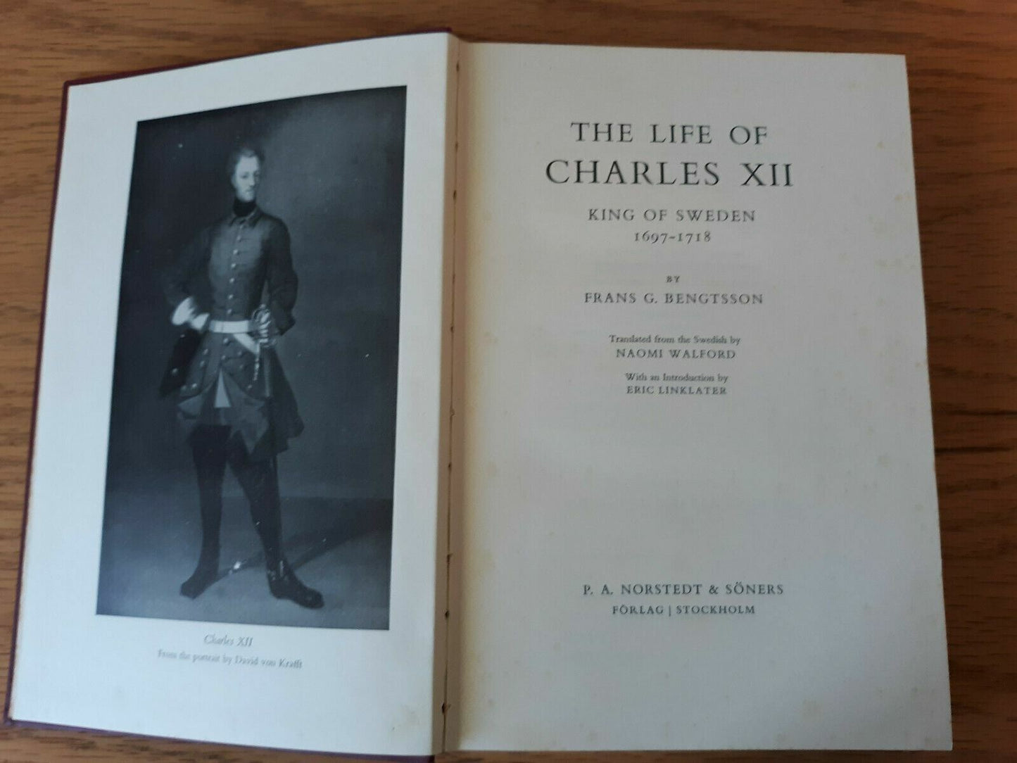 The Life of Charles XII King of Sweden by Bengtsson 1960