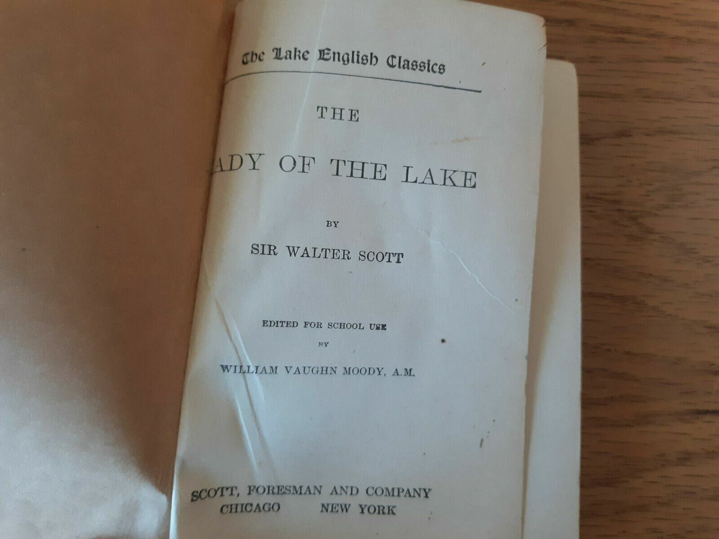 The Lady of the Lake by Sir Walter Scott 1899