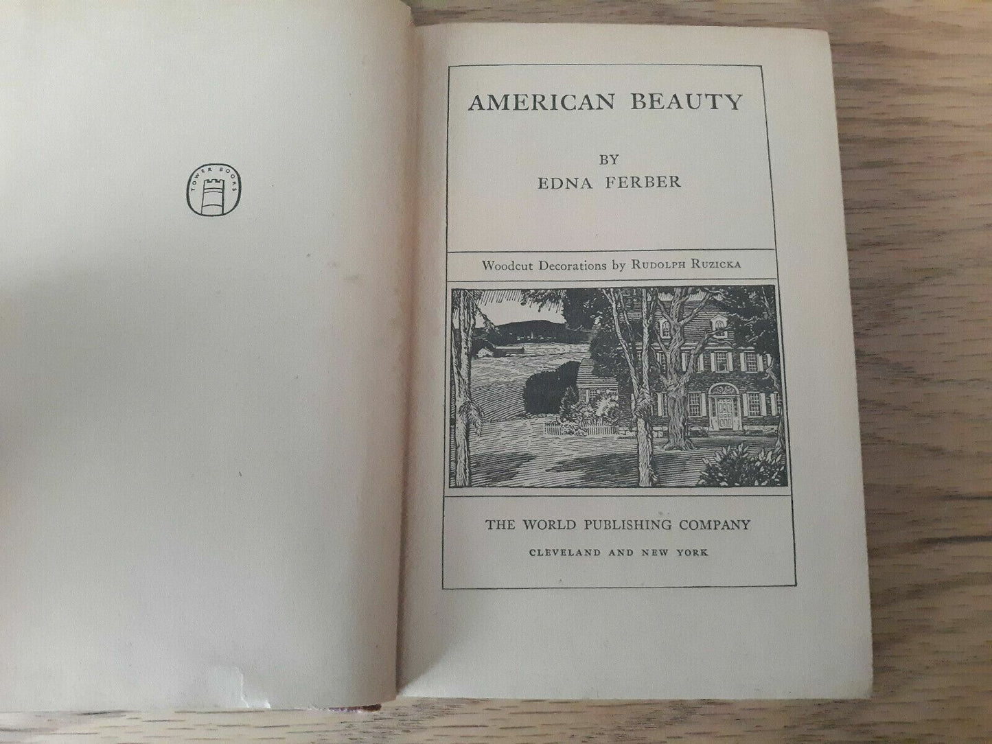 Vintage 1947 AMERICAN BEAUTY by Edna Ferber The World Publishing Company