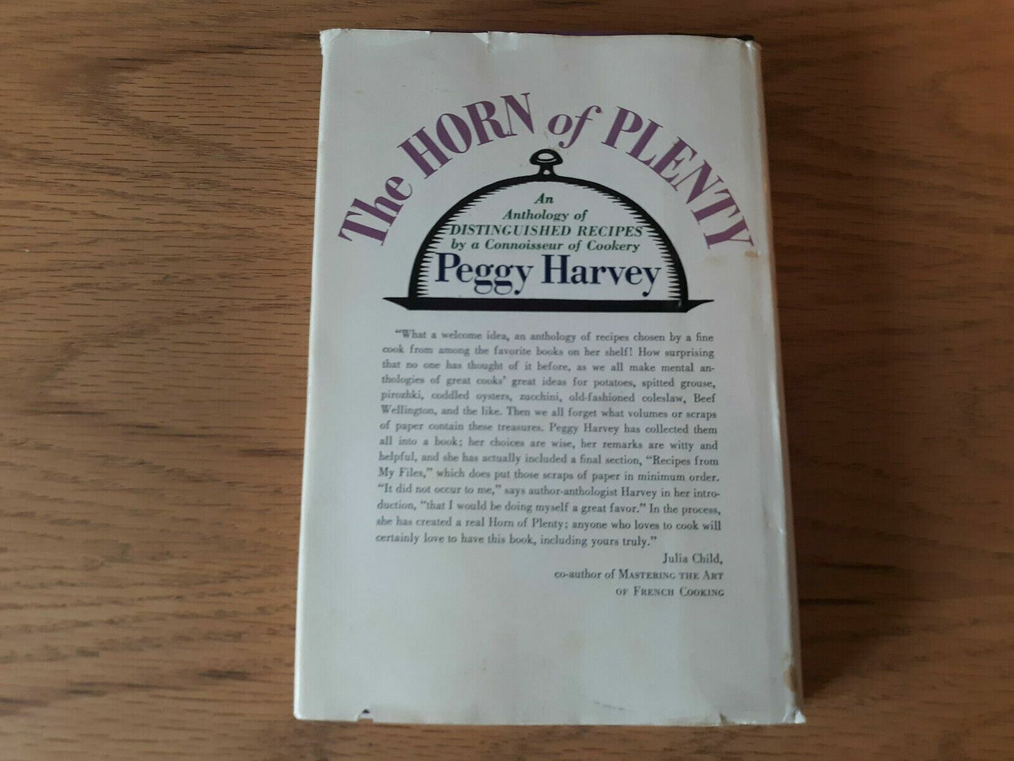 Vtg 1964 The Horn Of Plenty Peggy Harvey Anthology Recipes Famous Cooks Cookbook