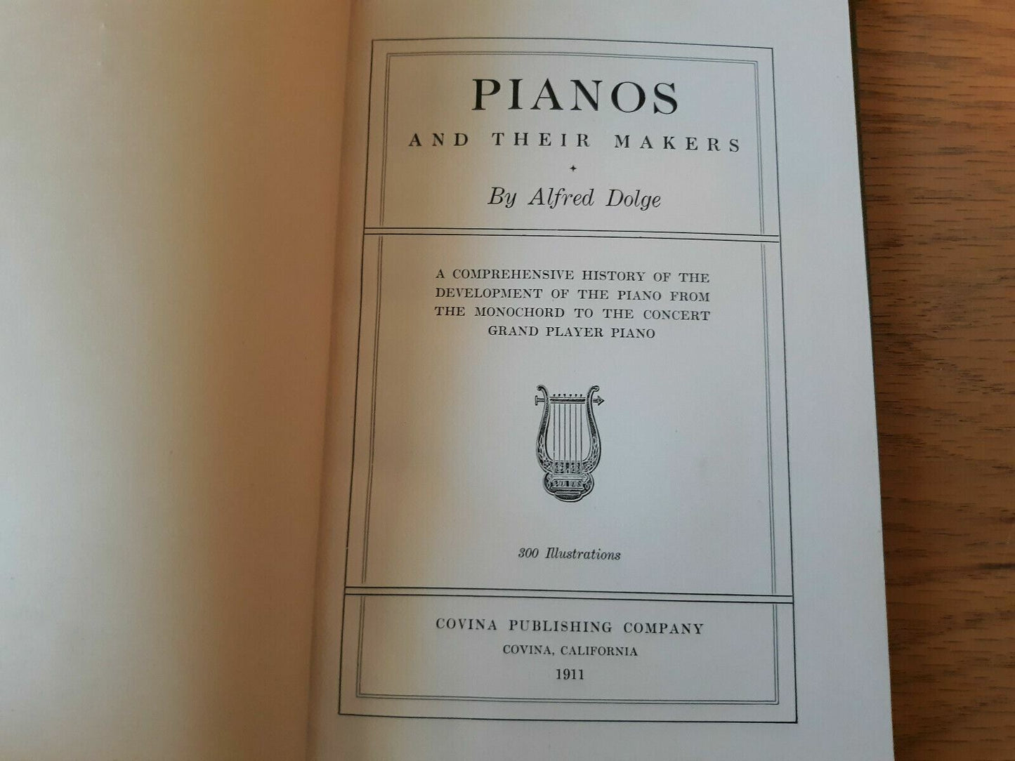 Pianos And Their Makers Alfred Dolge 1911 Coniva Publishing Company Hardcover