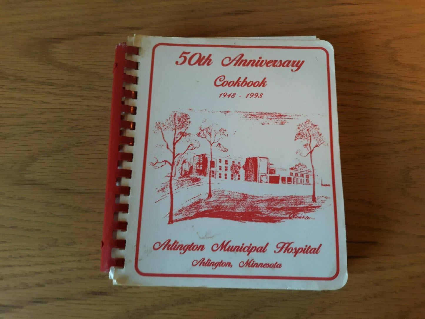 50th Anniversary Cookbook Arlington MN Municipal Hospital 1998 Cookbook