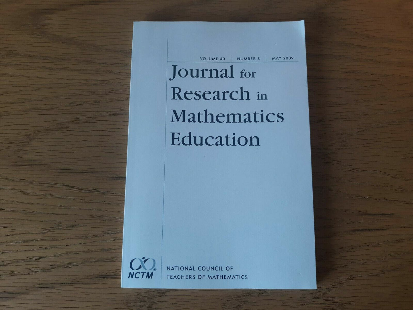 Journal For Research In Mathematics Education Volume 40 #3 May 2009