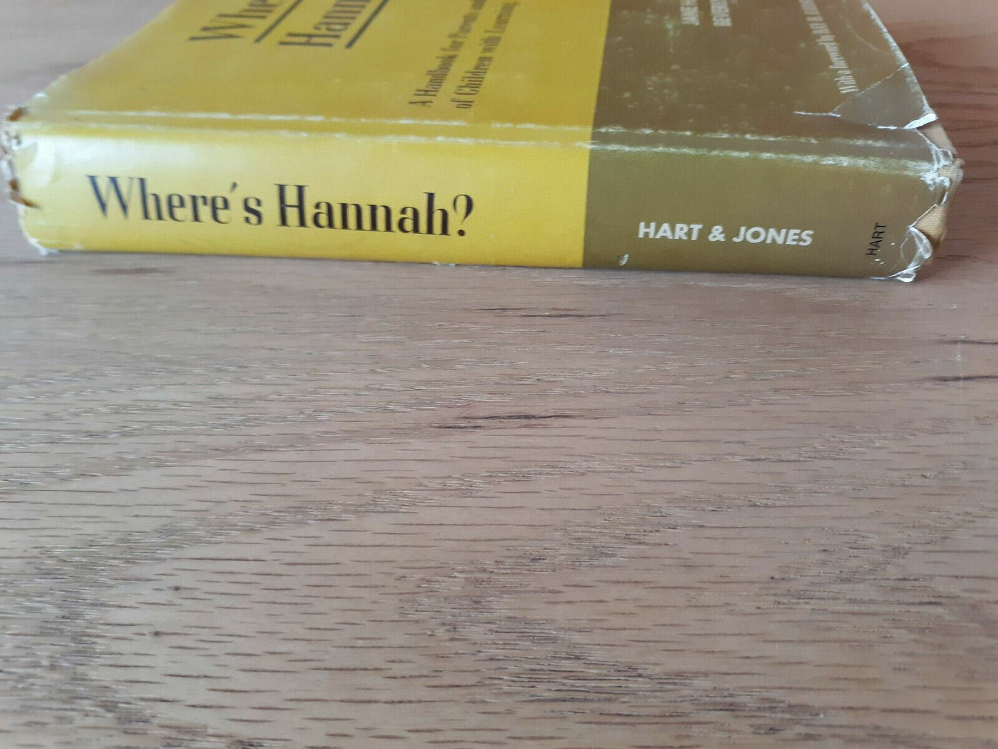 Where's Hannah? A Handbook For Parents And Teachers Of Children With Learning Di