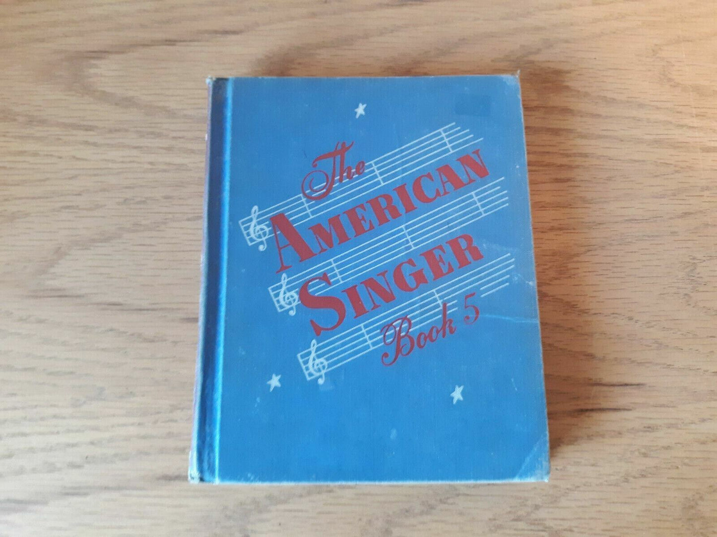 Vtg. Hardcover Book "The American Singer", Book 5 - Children's Song Book - 1951