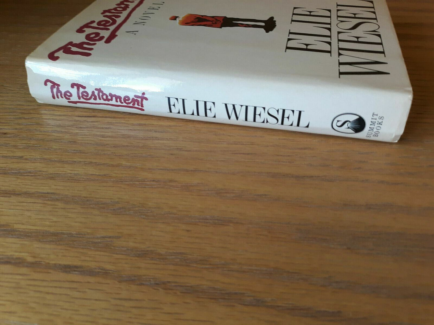 The Testament A Novel by Elie Wiesel Hardcover Dust Jacket 1981