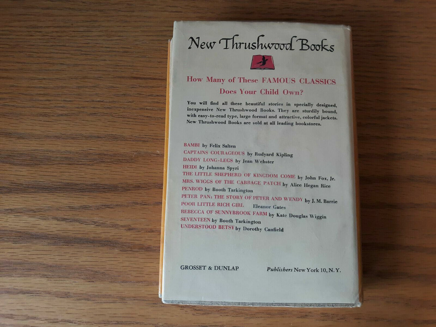 Thrushwood Books The Little Shepherd of Kingdom Come by John Fox Jr. HB/DJ 1931