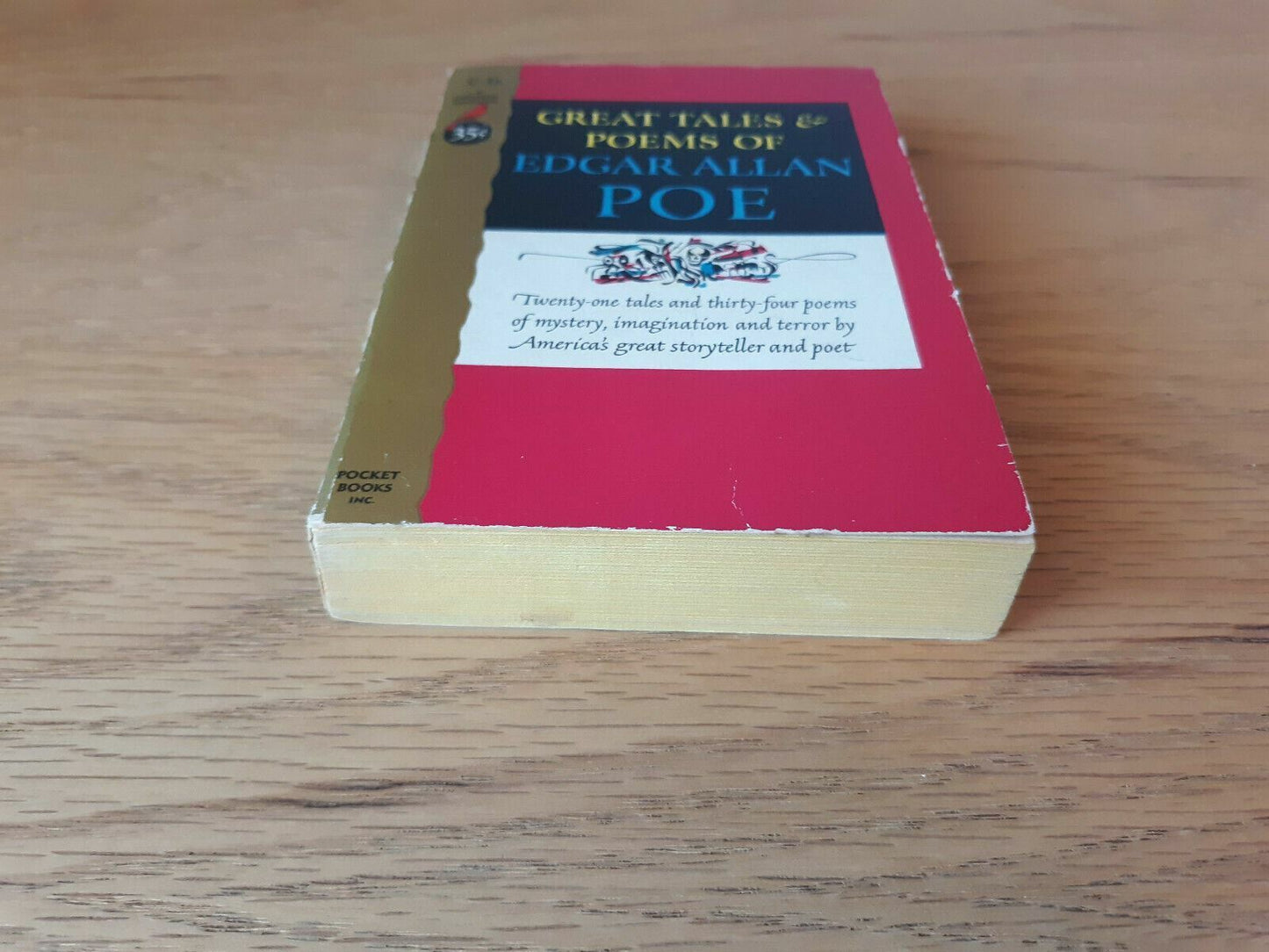 The Great Tales And Poems Of Edgar Allan Poe 1953 Cardinal Edition Pocket Book