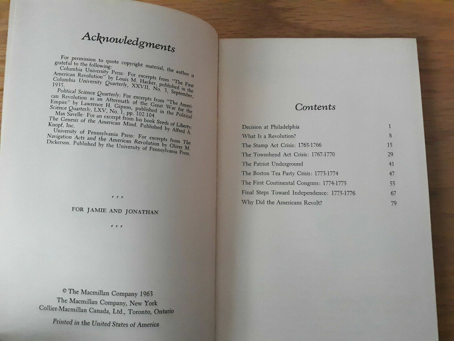 The Road to Independence, 1763-1776 by Benjamin Woods Labaree 1963