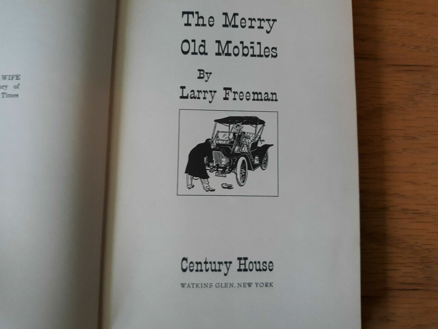 The Merry Old Mobiles Freeman 1949 HC/DJ