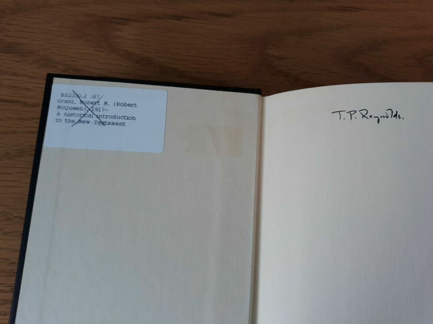 A Historical Introduction to the New Testament by Robert M Grant 1963