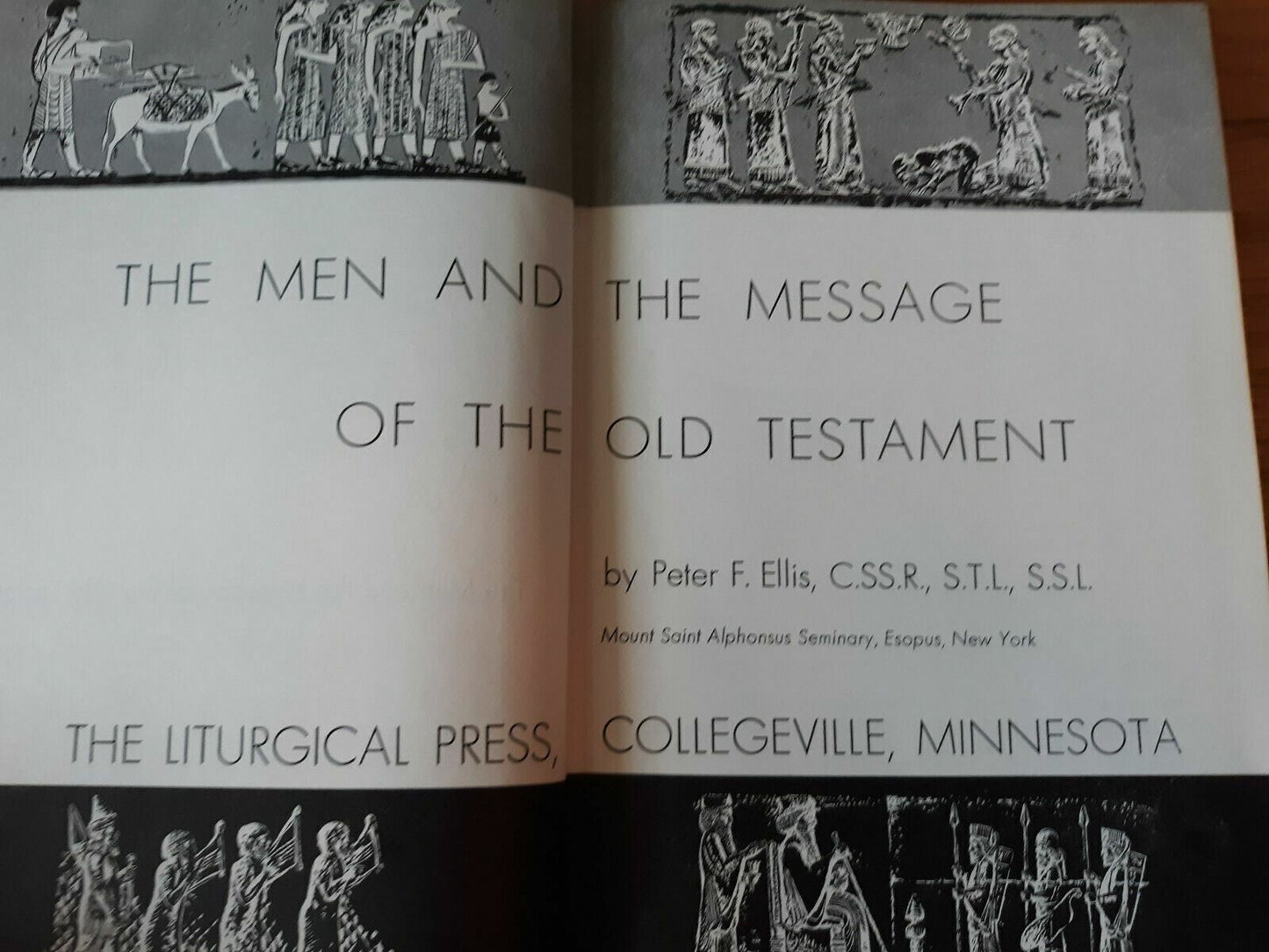 THE MEN AND MESSAGE OF THE OLD TESTAMENT by Peter F. Ellis 1963 Hardcover (a)