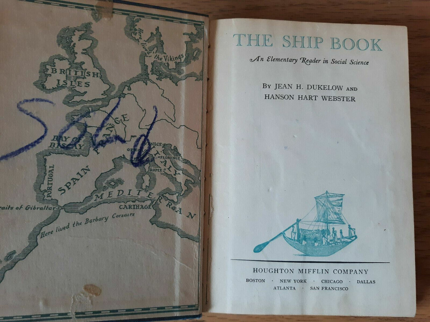 The Ship Book Dukelow And Webster 1931 Maritime History Hardcover