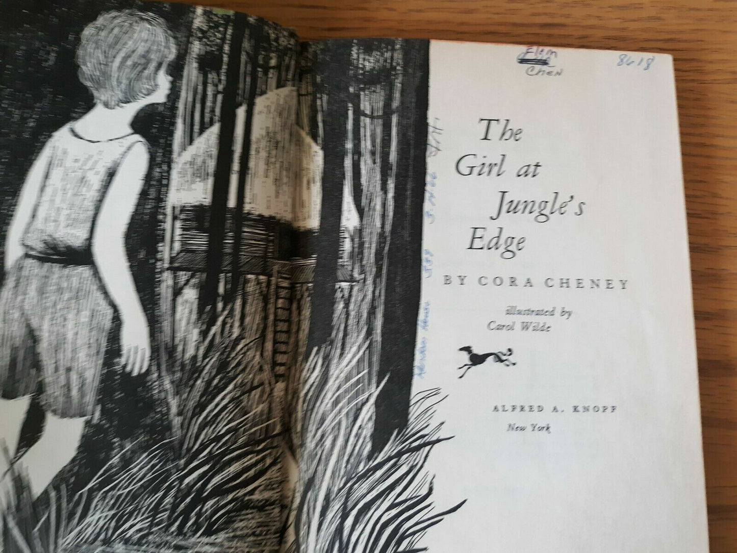 The girl at Jungle's Edge Hardcover 1962 by Cora Cheney (Author) 1st Edition