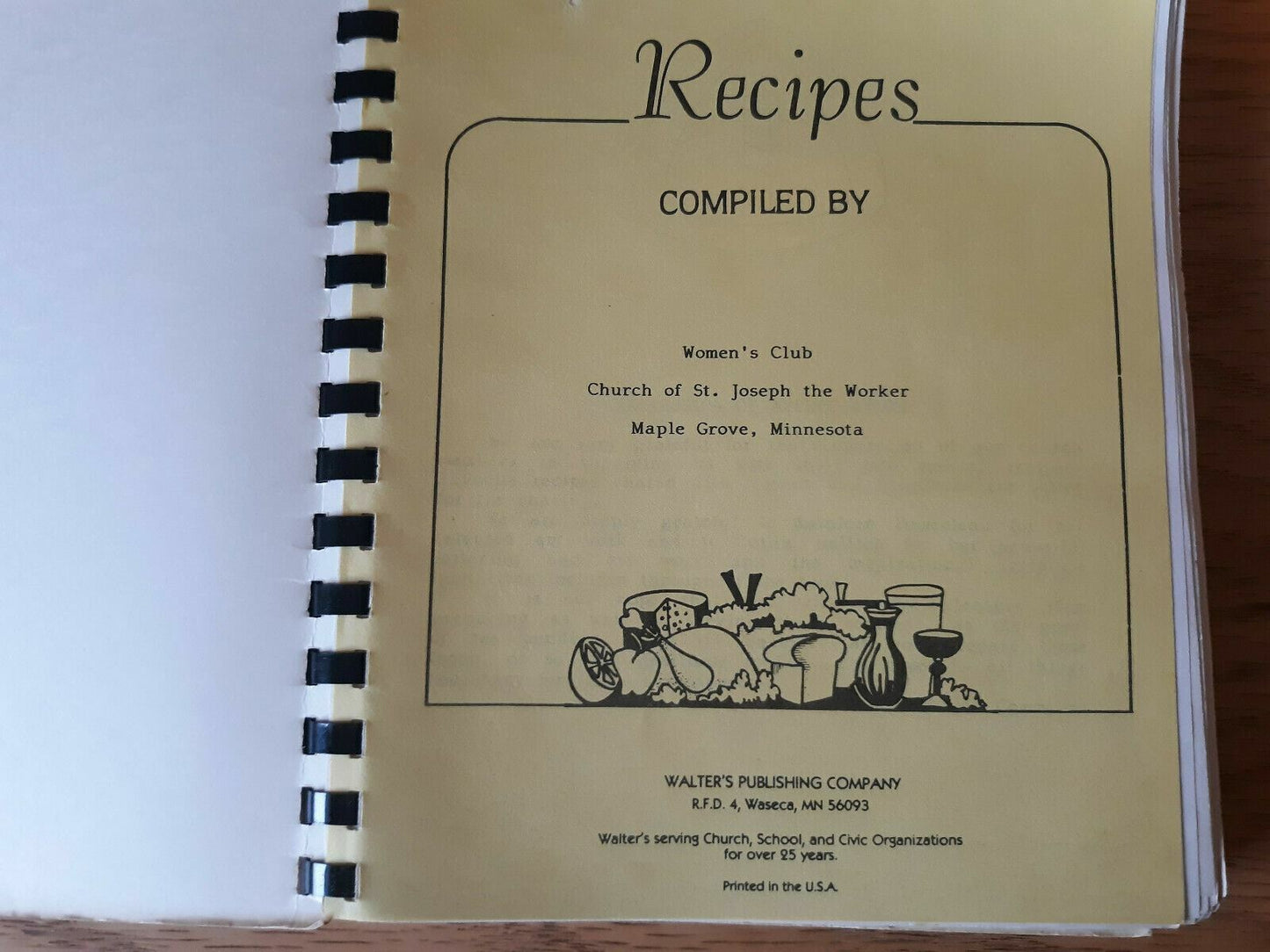 The Worker's Helper Women's Club Church Of St Joseph The Worker Cookbook