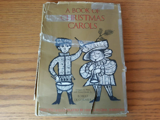 A Book Of Christmas Carols Haig & Regina Shekerjian 1st Edition 1963 HC DJ