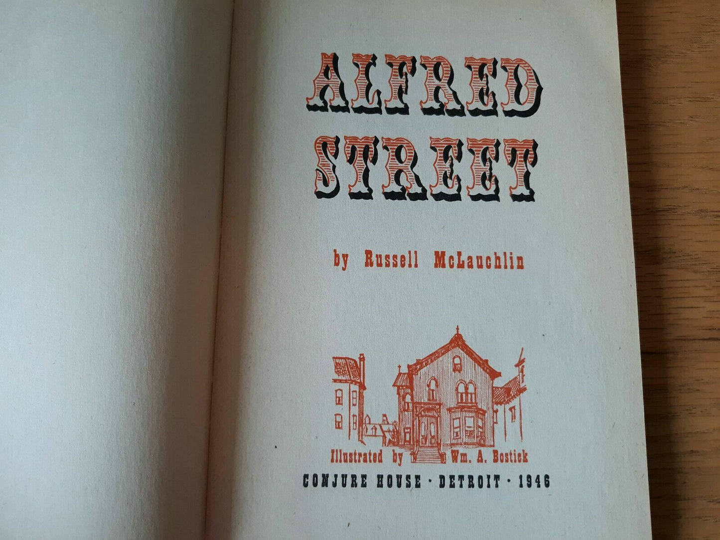 Vintage 1947, 3rd printing-Alfred Street by Russell McLauchlin