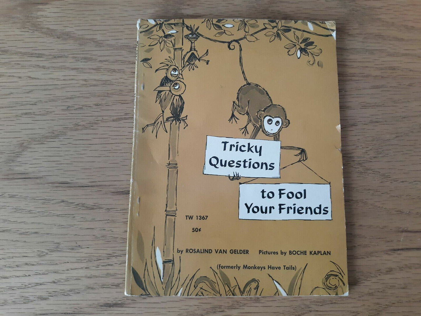 Vintage Softcover Book Tricky Questions To Fool Your Friends From 1968