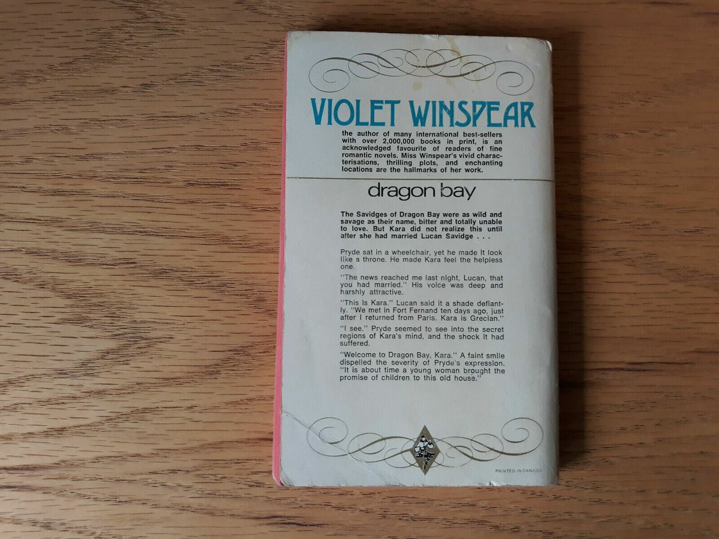 Violet Winspear Dragon Bay Harlequin 1973