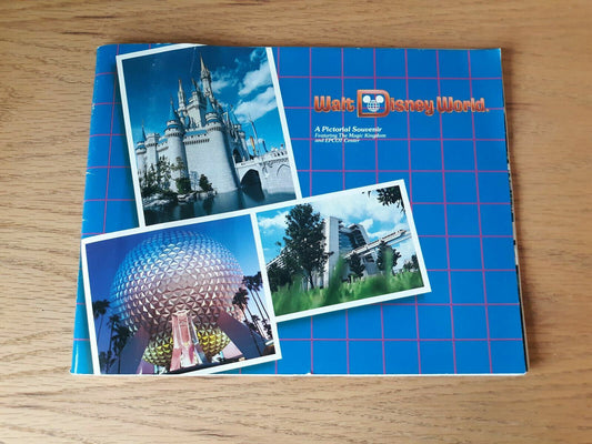 Vintage 1986 Walt Disney World A Pictorial Souvenir Book