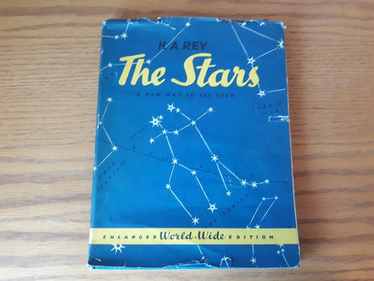 The Stars by H.A.Rey Enlarged World-Wide Edition 1966 Hardback w/ Dust Jacket