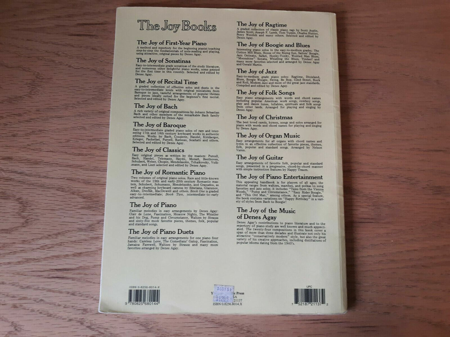 The Joy of Recital Time 1972 Selected and Edited by Denes Agay